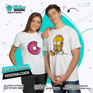 Camiseta Blanca para Parejas